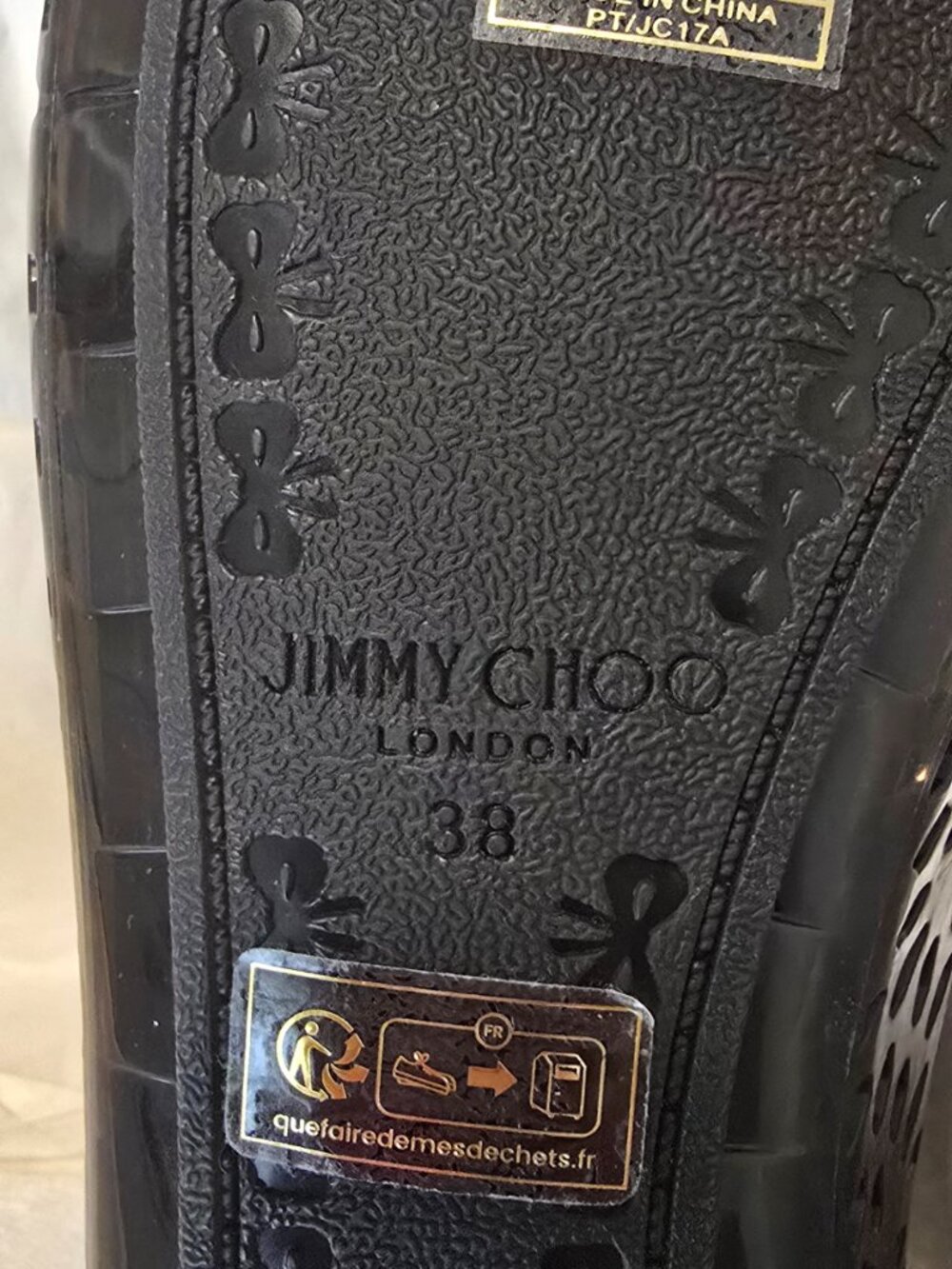 JIMMY CHOO JELLY FLATS - Picture 4 of 10